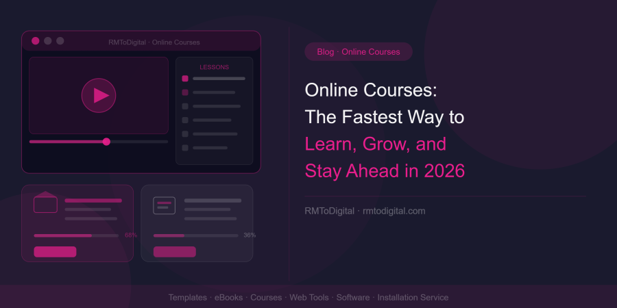 Online Courses: The Fastest Way to Learn, Grow, and Stay Ahead in 2026