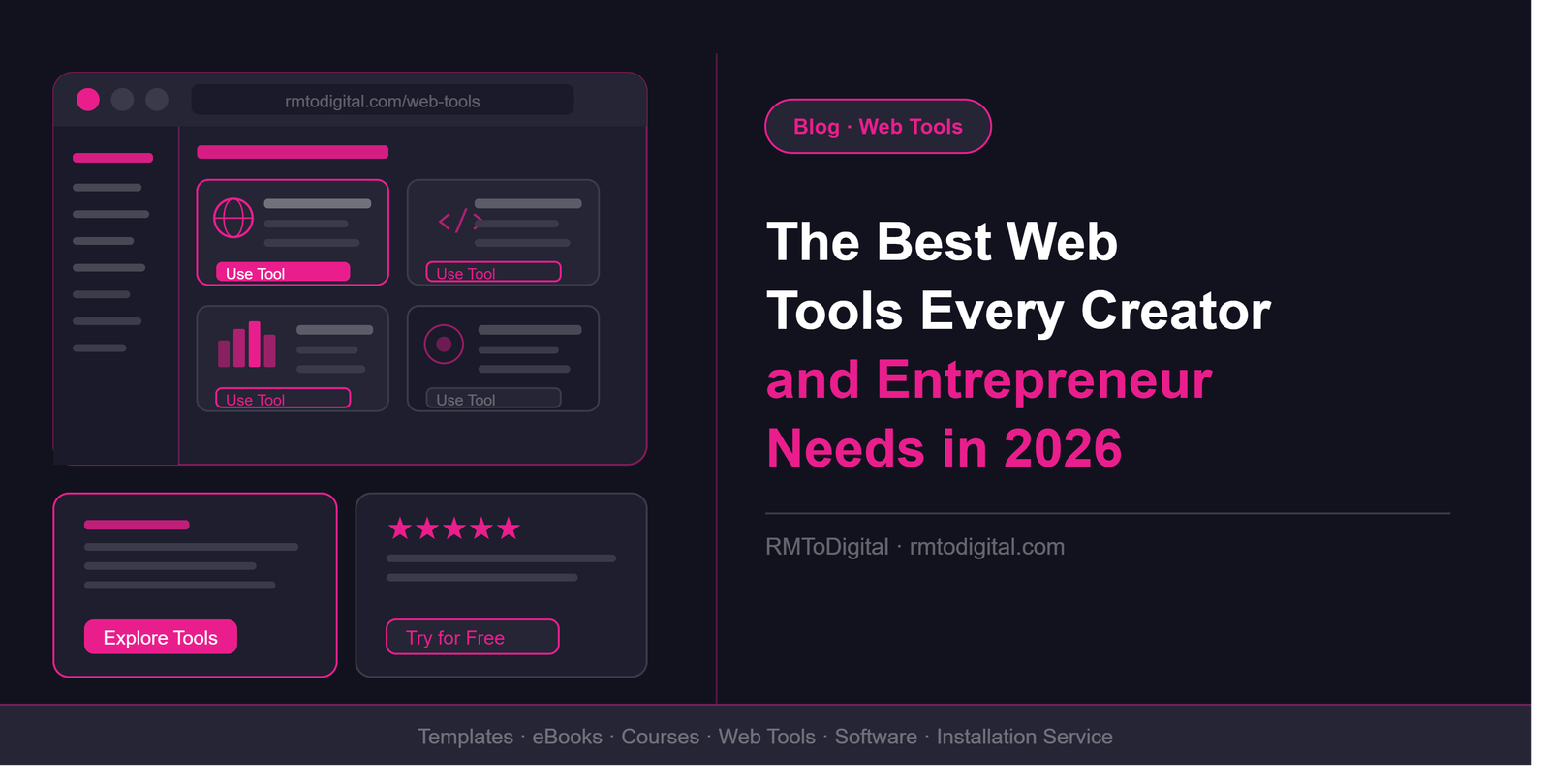 The Best Web Tools Every Creator and Entrepreneur Needs in 2026